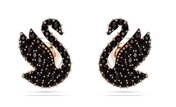 Orecchini Swarovski Donna Swan in Lega metallica Cristallo 5684608 - 5684608
